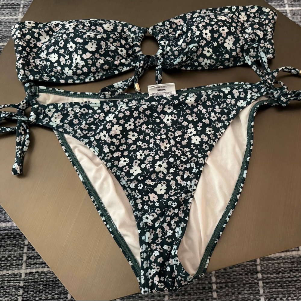 Floral Green Bikini Set